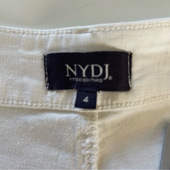 NYDJ Women's Trouser Pants in Stretch Linen - Size 4 - Picture 14 of 15